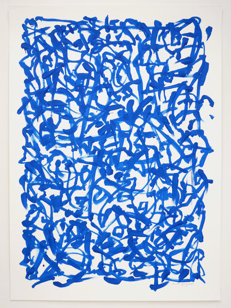 Abstract drawing - Blue