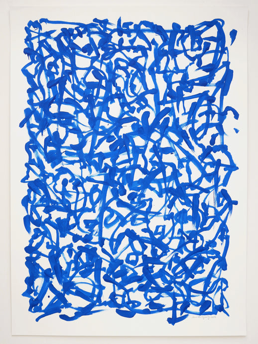 Abstract drawing - Blue