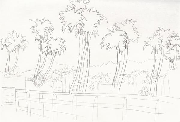 beach boardwalk 3 - Works on Paper