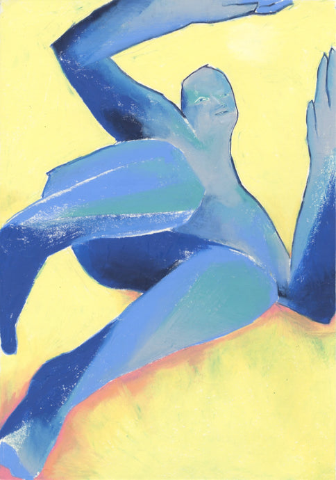 o.T. (blaue Figur II)